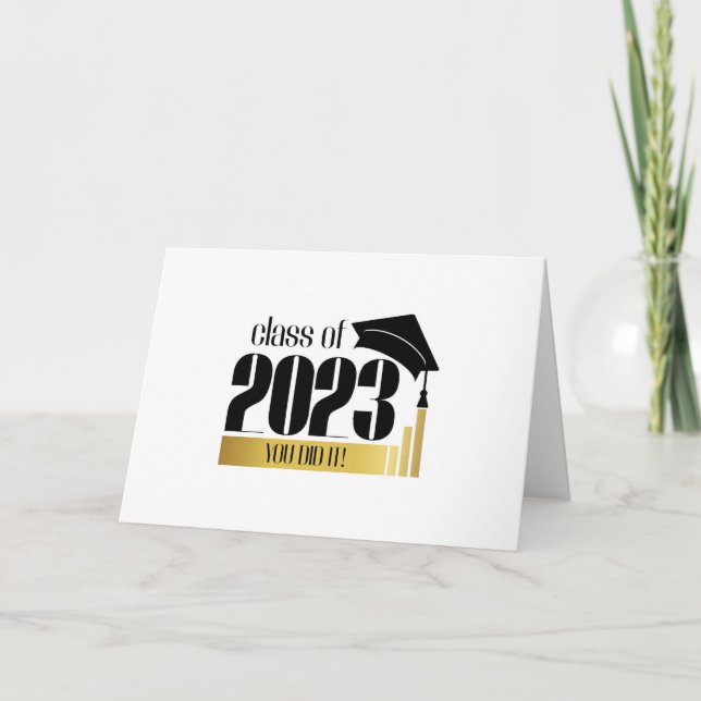 Tarjeta de graduación cristiana (Anverso)