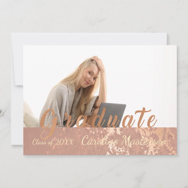 Tarjeta de graduación de 20XX (Anverso)