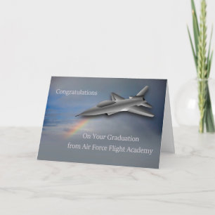 Tarjeta de graduación de Air Force Flight Adademy