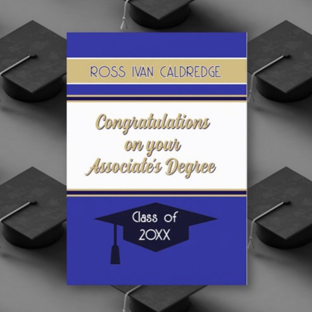 Tarjeta de graduación de asociado (Subido por el creador)