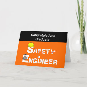 Tarjeta de graduación de bandas de ingenieros de s