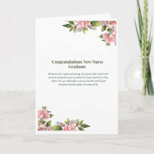 Tarjeta de Graduación de Enfermería — Felicitacion