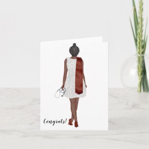 Tarjeta de Graduación de Enfermería Licenciada Cus