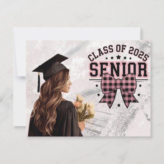 Tarjeta de graduación de enfermería personalizada  (Anverso)