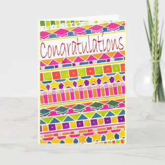 tarjeta de graduación de felicitaciones
