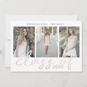 Tarjeta de Graduación de Foto de Guión Fantástico