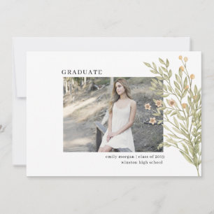 Tarjeta de graduación de fotos de ⎢ Mágico Foresta