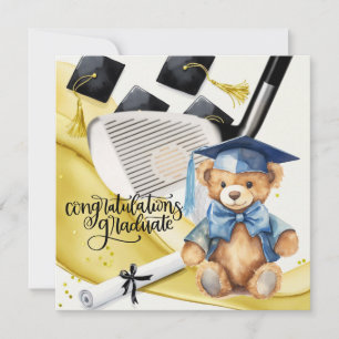 Tarjeta de graduación de golf - Felicidades Gradua