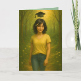 Tarjeta de graduación de identidad personalizado C