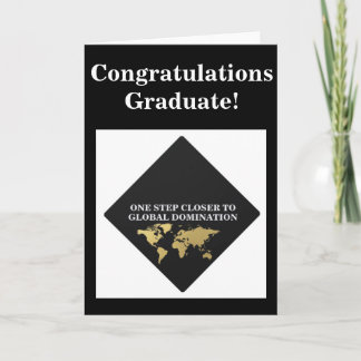 Tarjeta de graduación de la dominación global