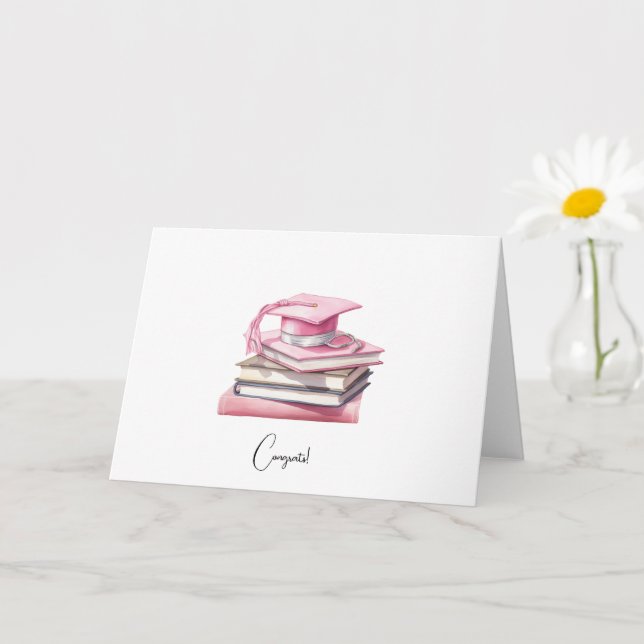 Tarjeta de graduación de la Escuela Médica Rosa Mo (Planta pequeña)