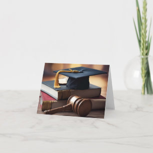 Tarjeta de graduación de la Facultad de Derecho -