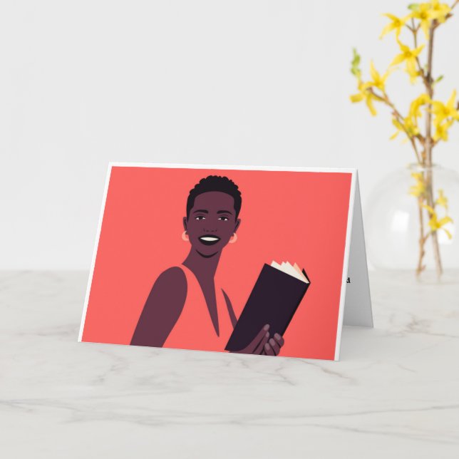 Tarjeta de graduación de la hermana (flor amarilla)