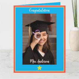 Tarjeta de graduación de Little Superstar