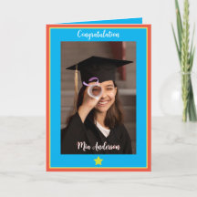 Tarjeta de graduación de Little Superstar