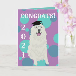 Tarjeta de graduación de los grandes Pirineos del