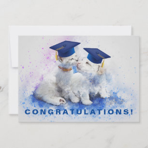 Tarjeta de graduación de médica de Medicina Veteri
