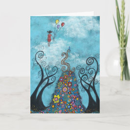 Tarjeta De Graduación De Montaña De La Esperanza