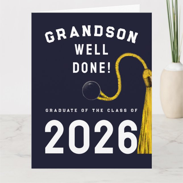 Tarjeta de graduación de nietos 2025 (Anverso)