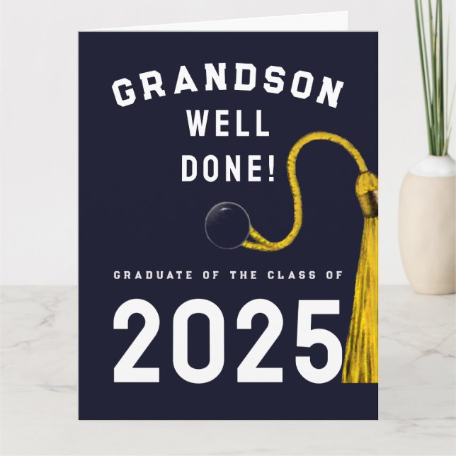 Tarjeta de graduación de nietos 2025 (Anverso)