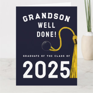 Tarjeta de graduación de nietos 2025