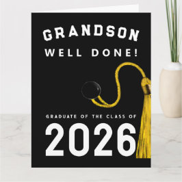 Tarjeta de graduación de nietos 2025
