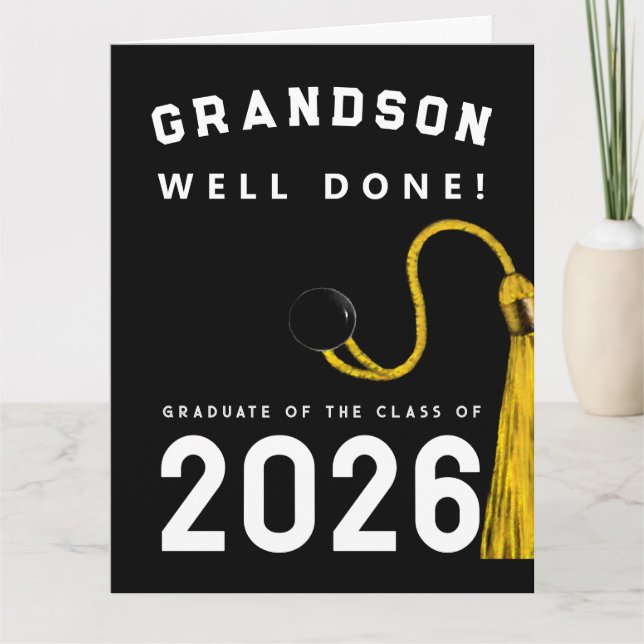 Tarjeta de graduación de nietos 2025 (Anverso)