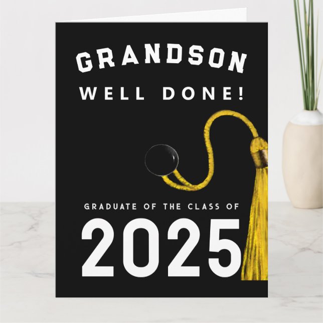 Tarjeta de graduación de nietos 2025 (Anverso)