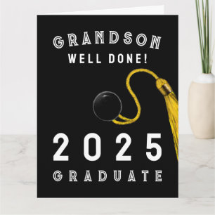 Tarjeta de graduación de nietos 2025