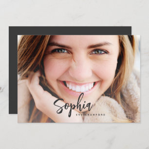 TARJETA DE GRADUACIÓN DE NOMBRE DE ESCRITORIO