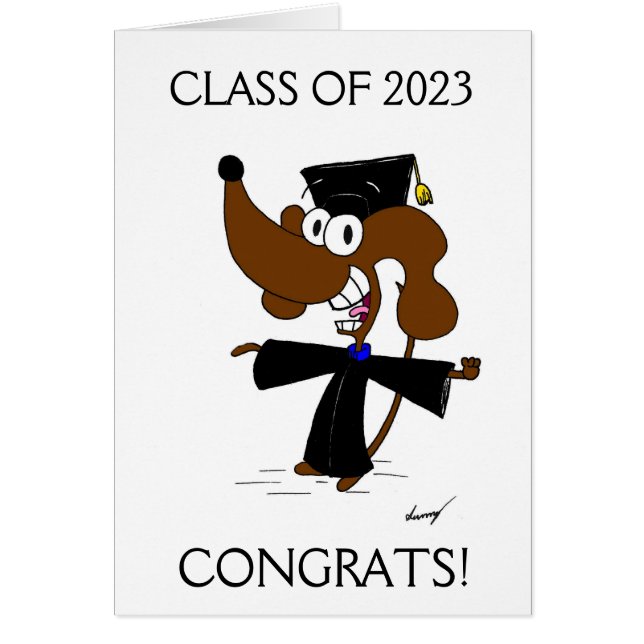 Tarjeta de graduación de Personalizable 'clase med (Frente)