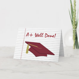 Tarjeta de graduación de Personalizado A+