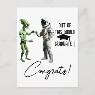 Tarjeta de graduación de puños en alto - Felicidad