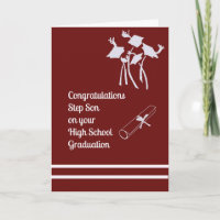 Tarjeta de Graduación de Secundaria para Hijos Ete