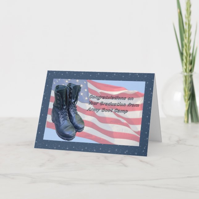 Tarjeta de graduación del campamento de arranque d (Anverso)