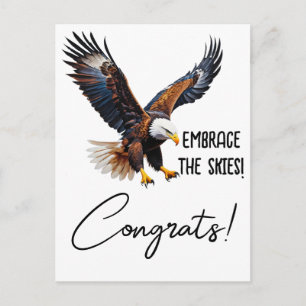 Tarjeta de graduación Embrace The Skies - Saludos 