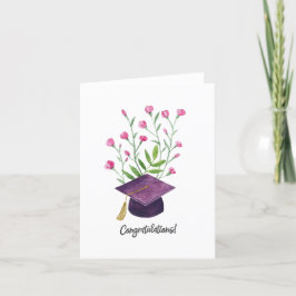 Tarjeta de graduación - "¡Felicitaciones!" Regalo 