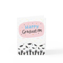 Tarjeta de graduación feliz
