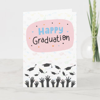 Tarjeta de graduación feliz