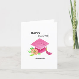 Tarjeta de graduación - ¡Feliz Graduación! Tan org