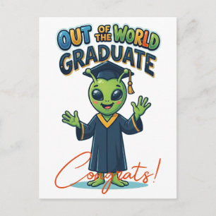 Tarjeta de graduación fuera de este mundo - Regalo