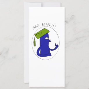 Tarjeta de Graduación Mad Props