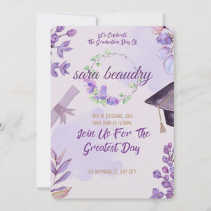 tarjeta de graduación moderna