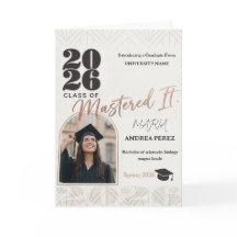 tarjeta de graduación moderna 2026