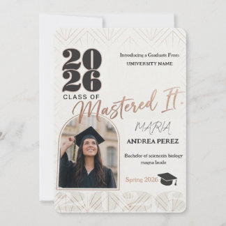 tarjeta de graduación moderna 2026