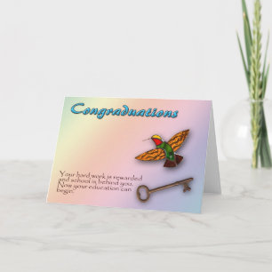 TARJETA DE GRADUACIÓN Nº 1