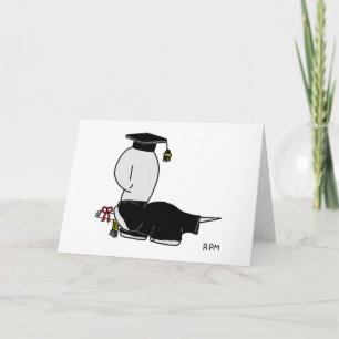 Tarjeta de graduación no muy Nelson