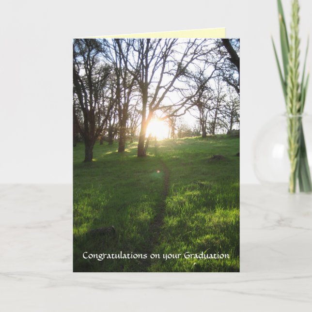 Tarjeta de graduación, nueva ruta (Anverso)