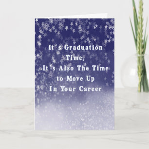 Tarjeta de graduación para entrenamiento militar