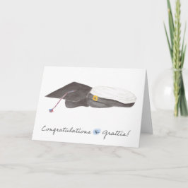 Tarjeta de graduación para estudiantes sueco-estad